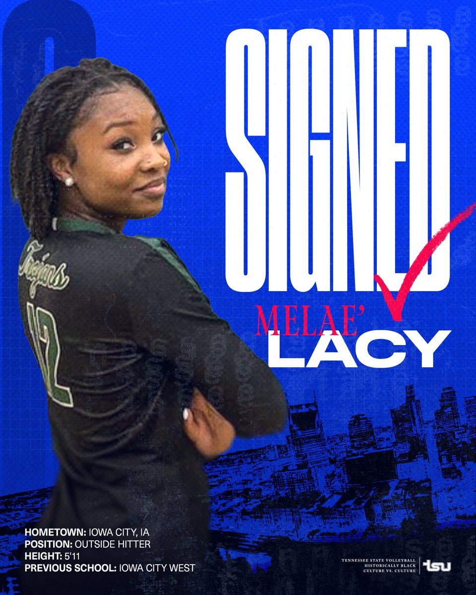 🖊️ Signed: Melae’ Lacy

Welcome to the Tiger Family!

#RoarCity x #CultureVsCulture