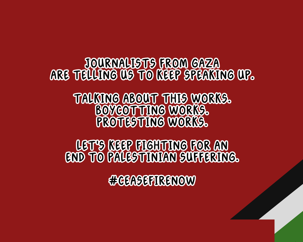 With every step we take for justice, we're costing the oppressor massive amounts of money and effort. Ignore those who insist on remaining soulless. Keep fighting. We're all together in this. 🍉❤️
