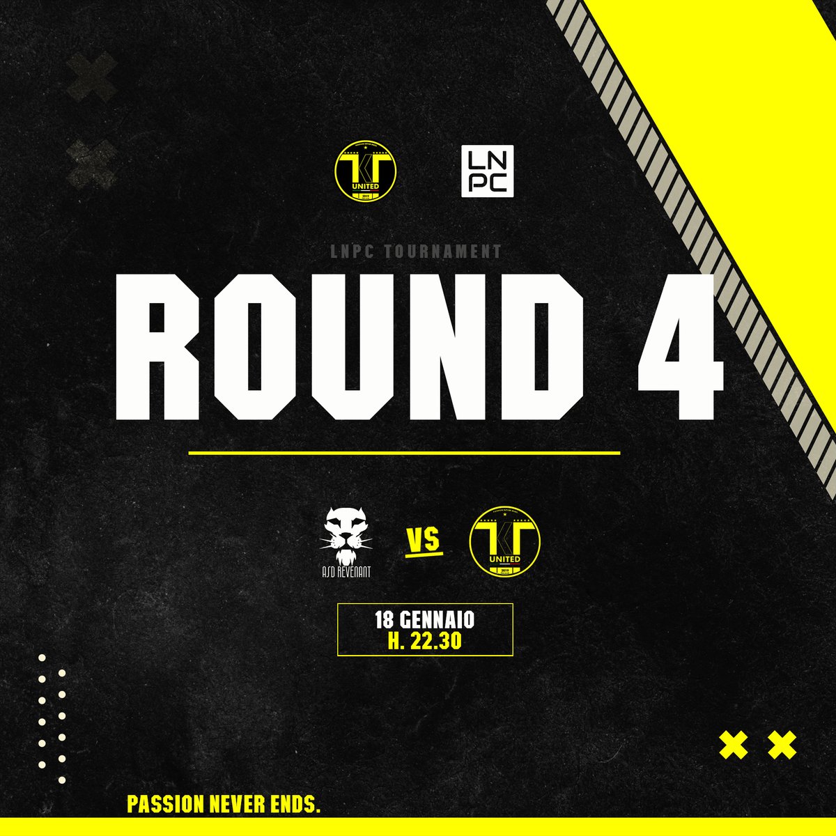 Atletico Lodigiani Esports (@tktunited) on Twitter photo โซ๏ธ๐กMatch Day
๐ <a href="/LNPCup/">LNPC - Cup & League</a> I Serie C I Round 4
๐ 23.00
๐ #asdrevenant
๐บ twitch.tv/tktunited
<a href="/tanadelproclub/">La Tana del ProClub</a> <a href="/HouseOfProClub/">H๐ ๐ฆ๐ค๐ ๐๐ P๐ฃ๐ C๐๐ฆ๐</a> โซ๏ธ๐กMatch Day
๐ <a href="/LNPCup/">LNPC - Cup & League</a> I Serie C I Round 4
๐ 23.00
๐ #asdrevenant
๐บ twitch.tv/tktunited
<a href="/tanadelproclub/">La Tana del ProClub</a> <a href="/HouseOfProClub/">H๐ ๐ฆ๐ค๐ ๐๐ P๐ฃ๐ C๐๐ฆ๐</a>