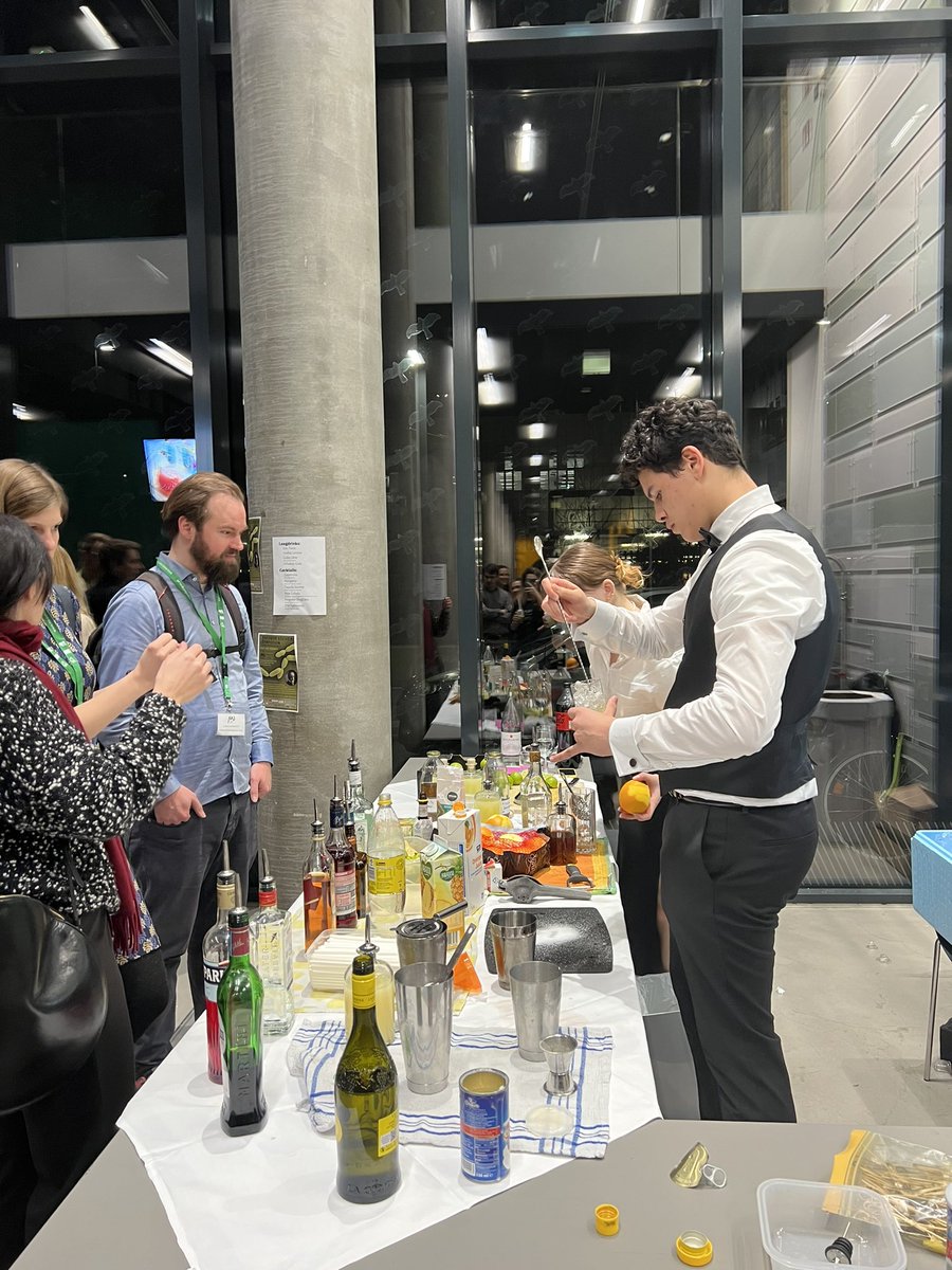 Cheers to a fruitful discussion! Time to unwind with a splash of camaraderie and a dash of delightful cocktails. Here's to the perfect blend of knowledge and relaxation. 🥂🍹 #NetworkingNights #MixingIdeas"