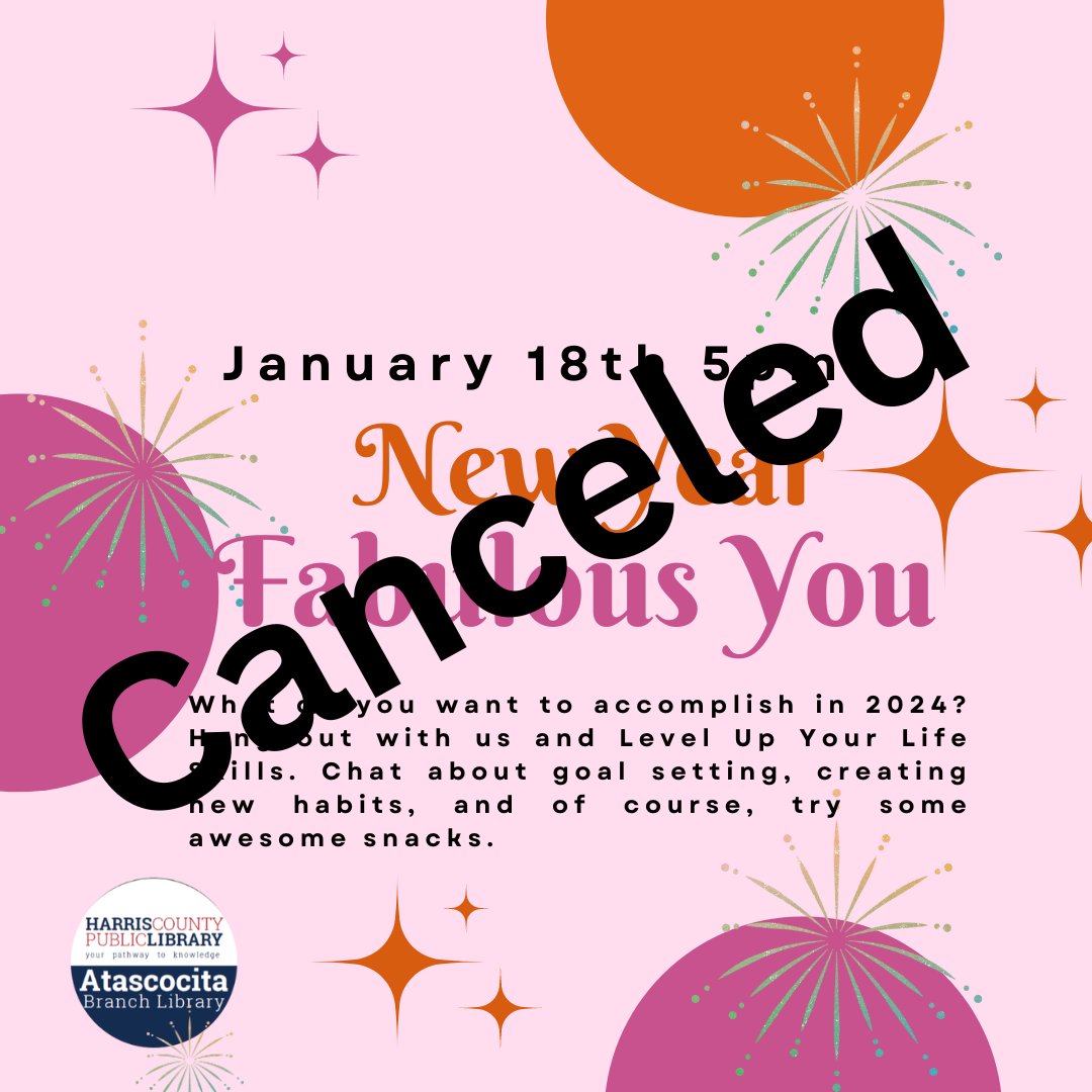Today's teen program has been canceled but will be rescheduled at a later date. Sorry for the inconvenience.