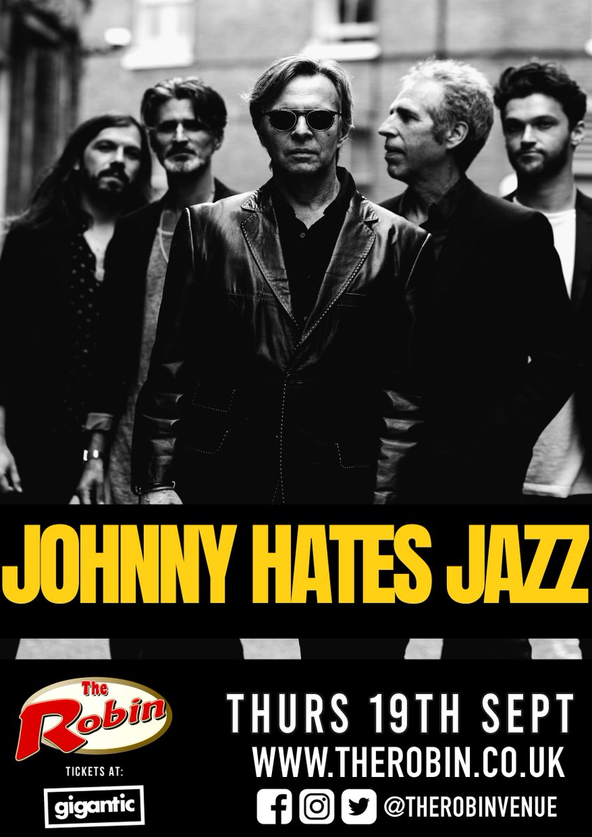 @JHJ_Official Johnny Hates Jazz are embarking on their first ever headline tour of the UK and overseas in 36 years, making a stop at The Robin Thursday 19th September!! 😱 #johnnyhatesjazz 🎟️ - buff.ly/3HrutCl
