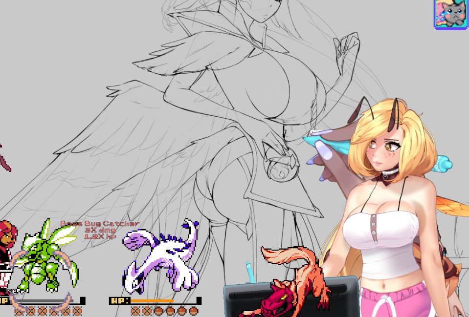 Soulgryn's tweet image. 🔴Live designing a fox girl twitch.tv/solgryn #VtuberEN #twitchartists