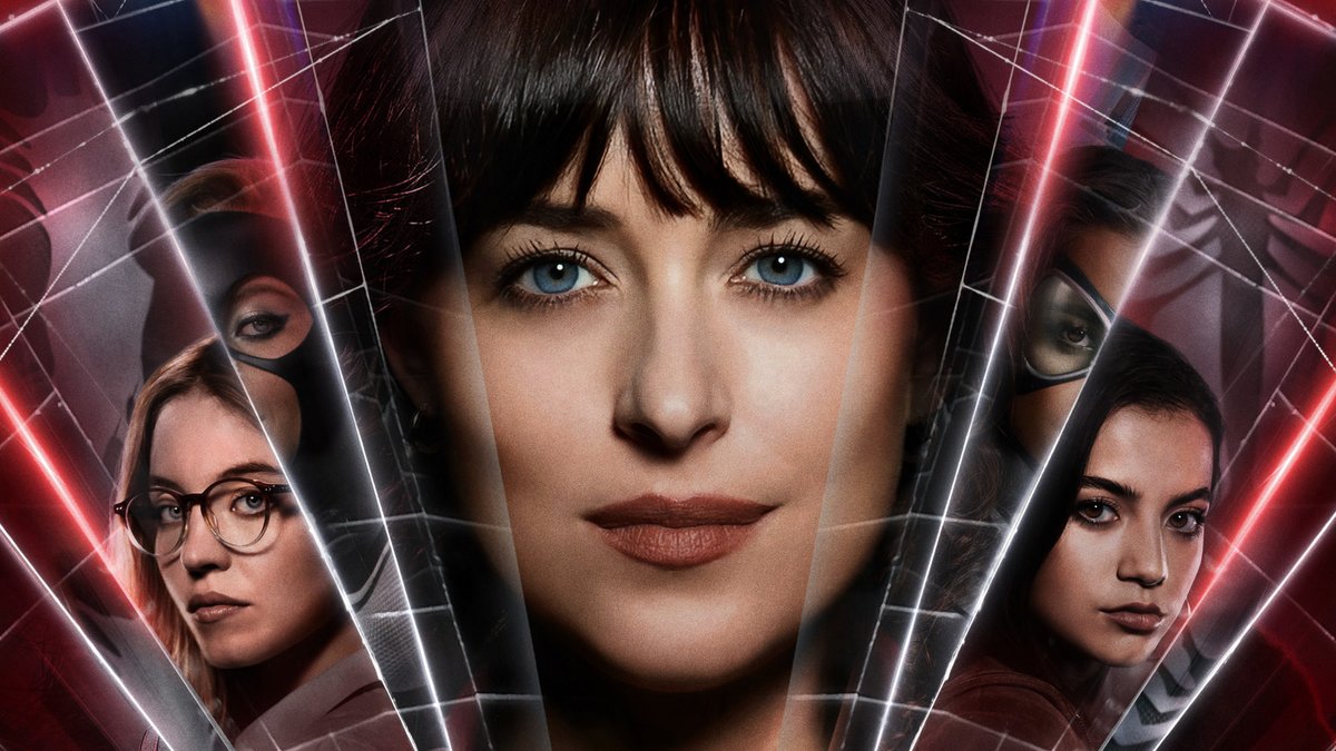 bleedingcool's tweet photo. Sony Pictures has released five new character posters for Madame Web that look like they were made by someone who learned what Photoshop is today. #MadameWeb #Sony #Marvel 🔗 https://t.co/DpkIT1sKjx https://t.co/qGW9NjyaIW
