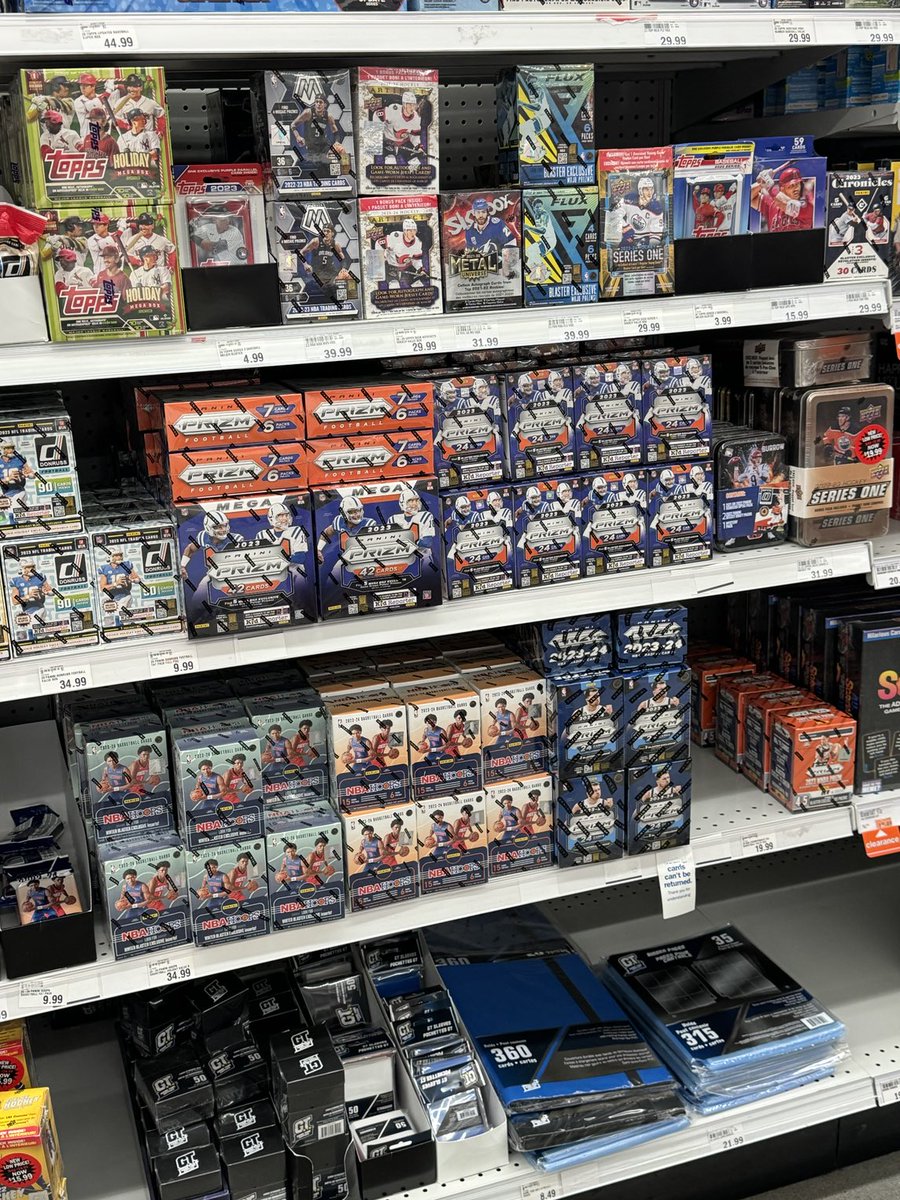 ⁦<a href="/CardPurchaser/">Card Purchaser</a>⁩ Meijer with a massive stock… Megas $60 and blasters $40
