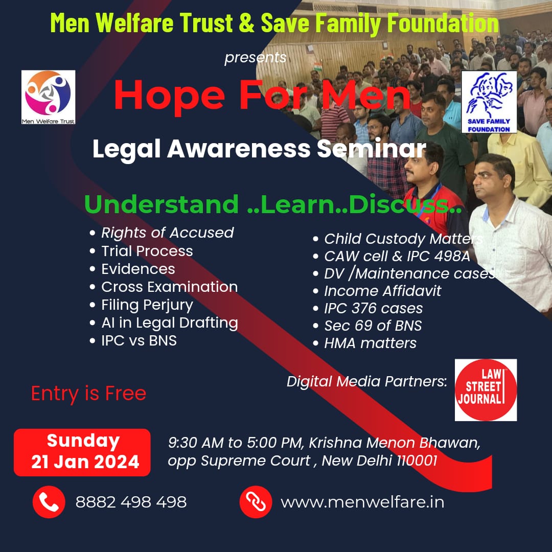 WarOfGenders's tweet photo. π Kindly Share with Others!
You never know who might need this crucial information.
Combat #GenderBiasedLaws, learn your rights, and protect yourself.
π€ Your Presence Matters!
Let's empower each other! πͺ βοΈ #HopeForMen #LegalAwareness #MenWelfare π€
#bigbrothernlbe
#MenToo https://t.co/QKUG3H5IQw