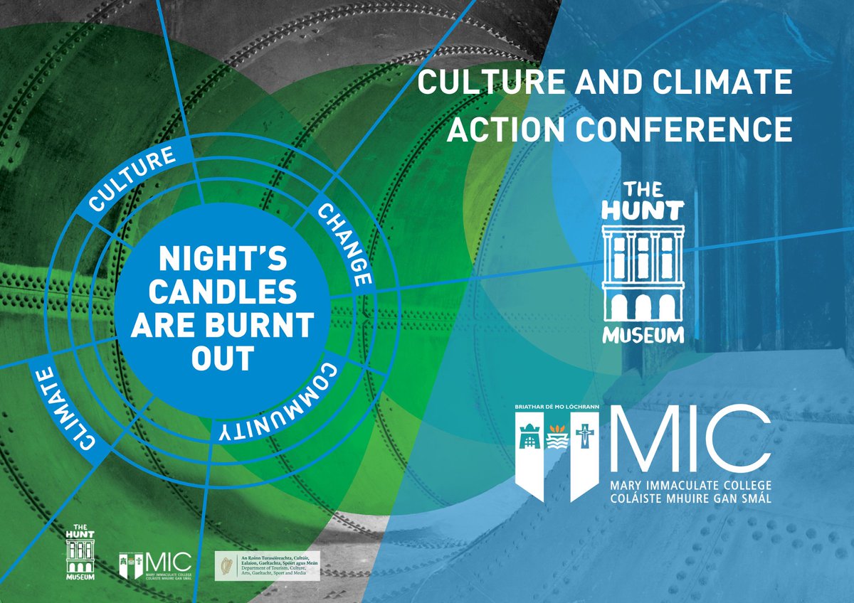 The Hunt Museum in collaboration with @MICLimerick is proud to announce the 'Nights Candles are Burnt Out' Culture & Climate Conference on Friday, February 23rd 2024! More info and tickets here: ow.ly/1swV50QsfPN