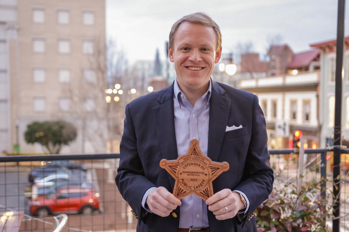 I’m honored to be named a 2023 Defender of Public Safety by the NC Sheriff’s Association. I’m very grateful for all our state’s exceptional law enforcement officers, and I will always be proud to support them. #ncpol