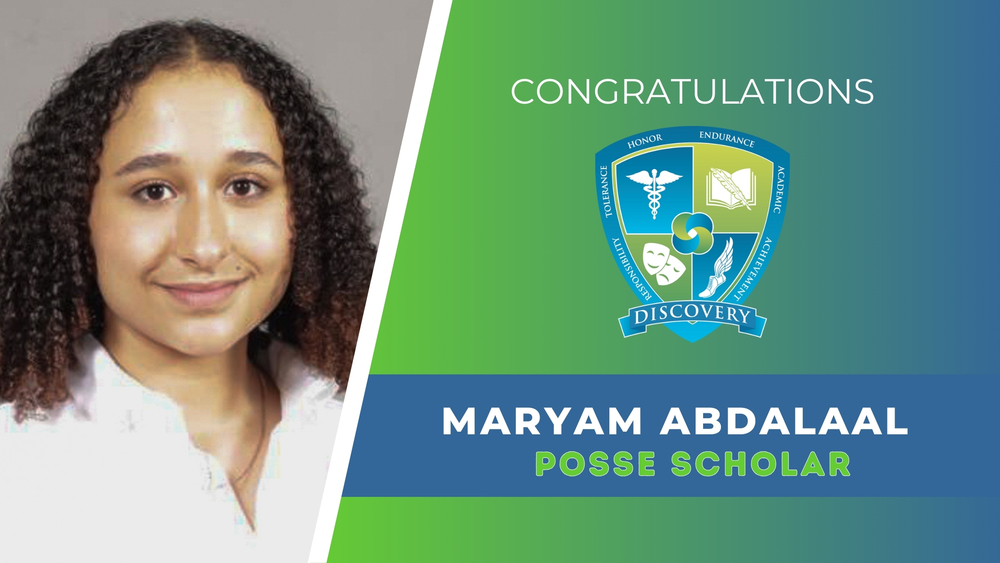 Senior Maryam Abdalaal Earns Posse Scholarship discoveryhsf.org/article/141662…