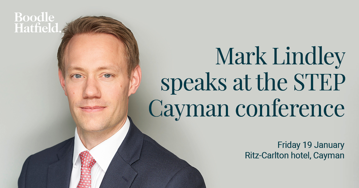 Tomorrow, Mark Lindley will join an expert panel for the <a href="/STEPSociety/">STEP</a> Cayman conference to discuss how to resolve issues caused by problematic trusts and structural vulnerabilities with the assistance of the court. boodlehatfield.com/articles/mark-… <a href="/chancellorsfoot/">Mark Lindley</a>