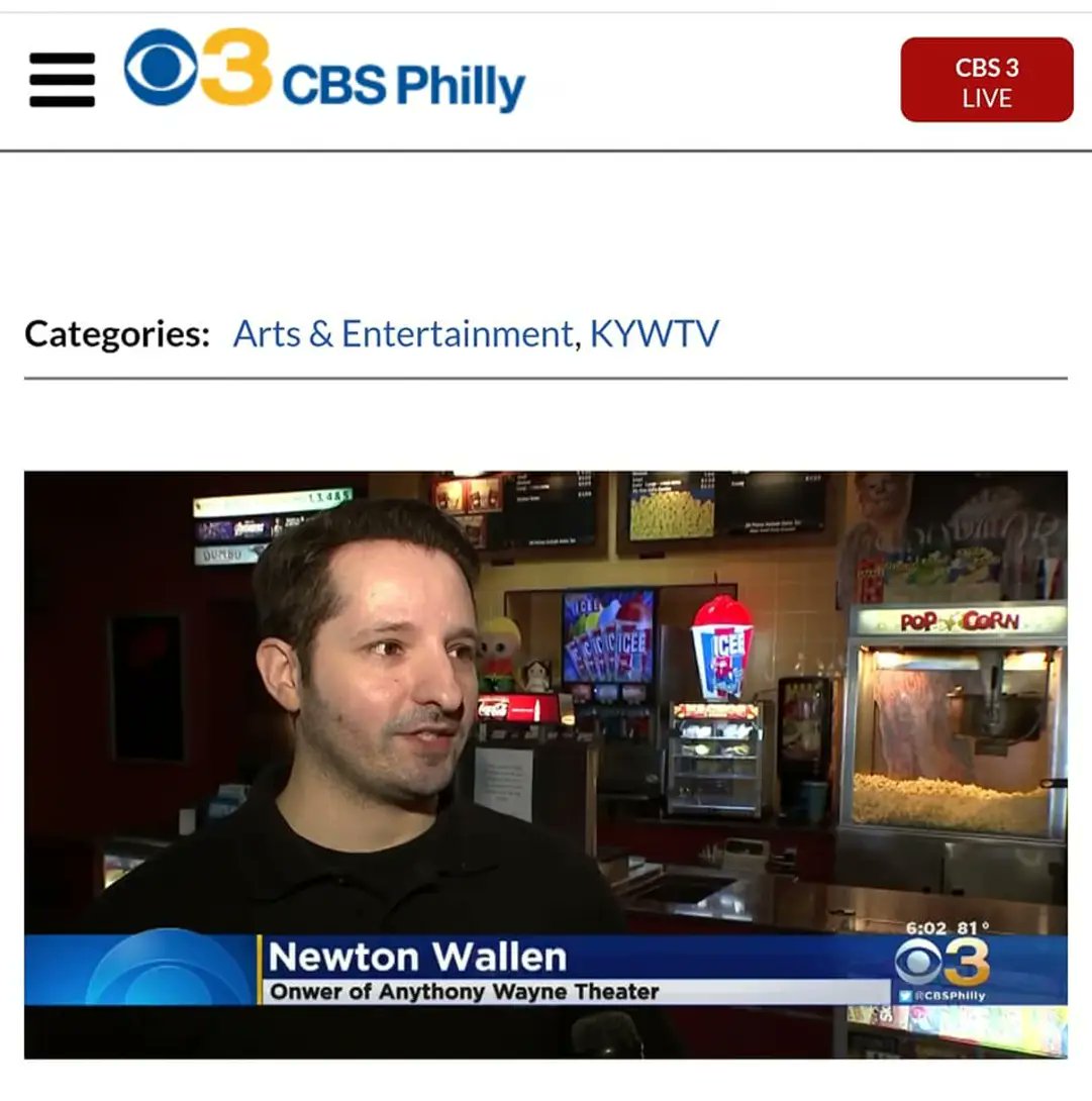 stillnewtwallen's tweet image. Found a bunch of theater pics I thought I lost from my decade operating anthony wayne theater #mainlinepa #cinematreasures #waynepa