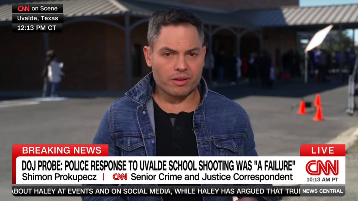 Media: @ShimonPro, who led @CNN's @PeabodyAwards-winning coverage of the #Uvalde massacre, to @Boris_Sanchez and @brikeilarcnn on the point of the vast lack of accountability brought to bear in the case: If it wasn't for 'the former mayor, Don McLaughlin, @TheJusticeDept would…