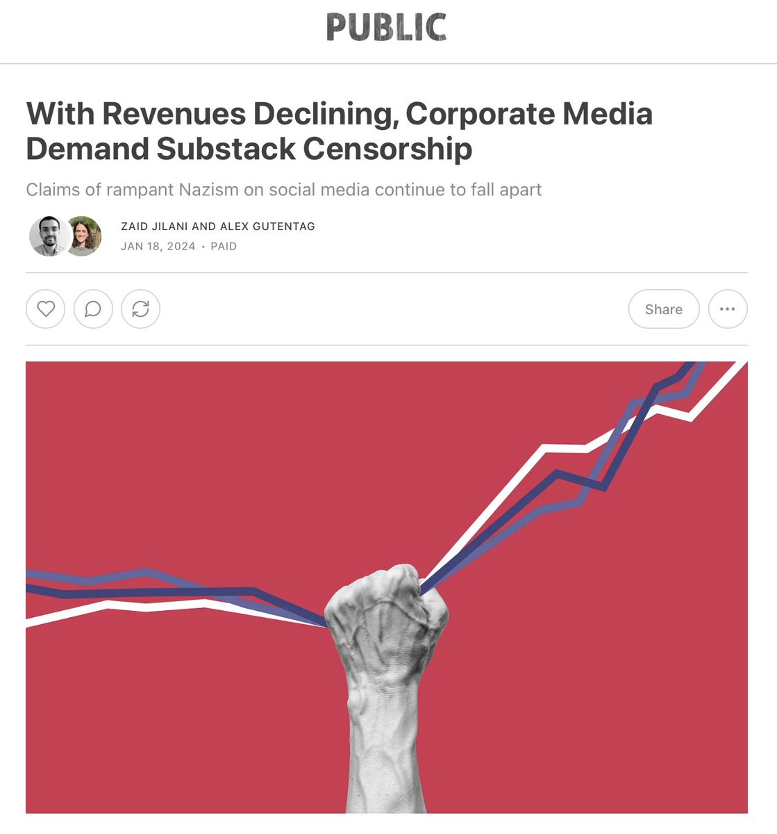 Social media platforms have made violent far-right extremism lucrative, say the media. But they haven't. And now the pro-censorship magazine, The Atlantic, which spread the original misinformation, has been forced to correct its reporting.