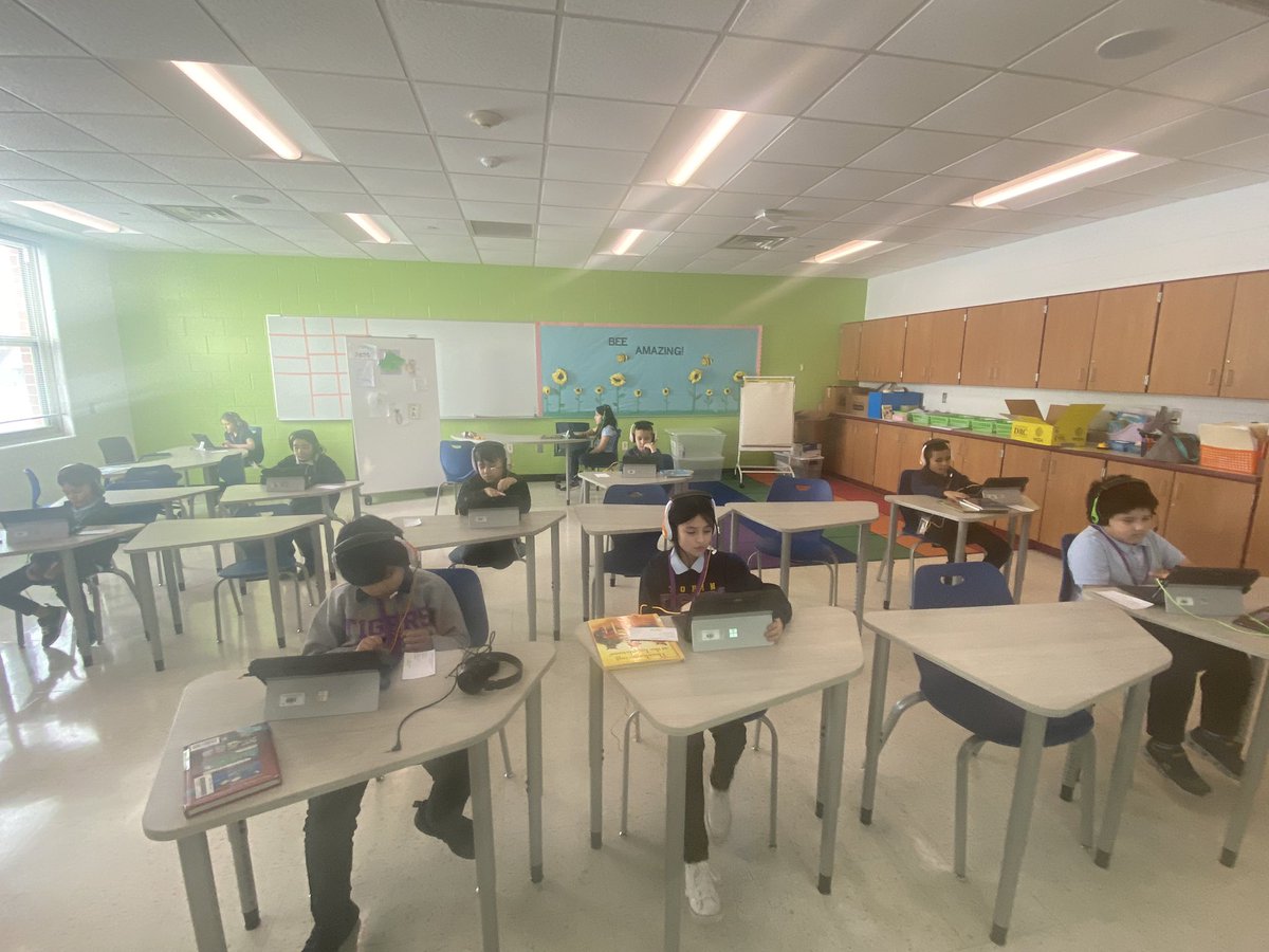 First day of ACCESS Testing <a href="/EJTobin_School/">Tobin School</a>. Good luck to all of our EL students @BurbankSD111