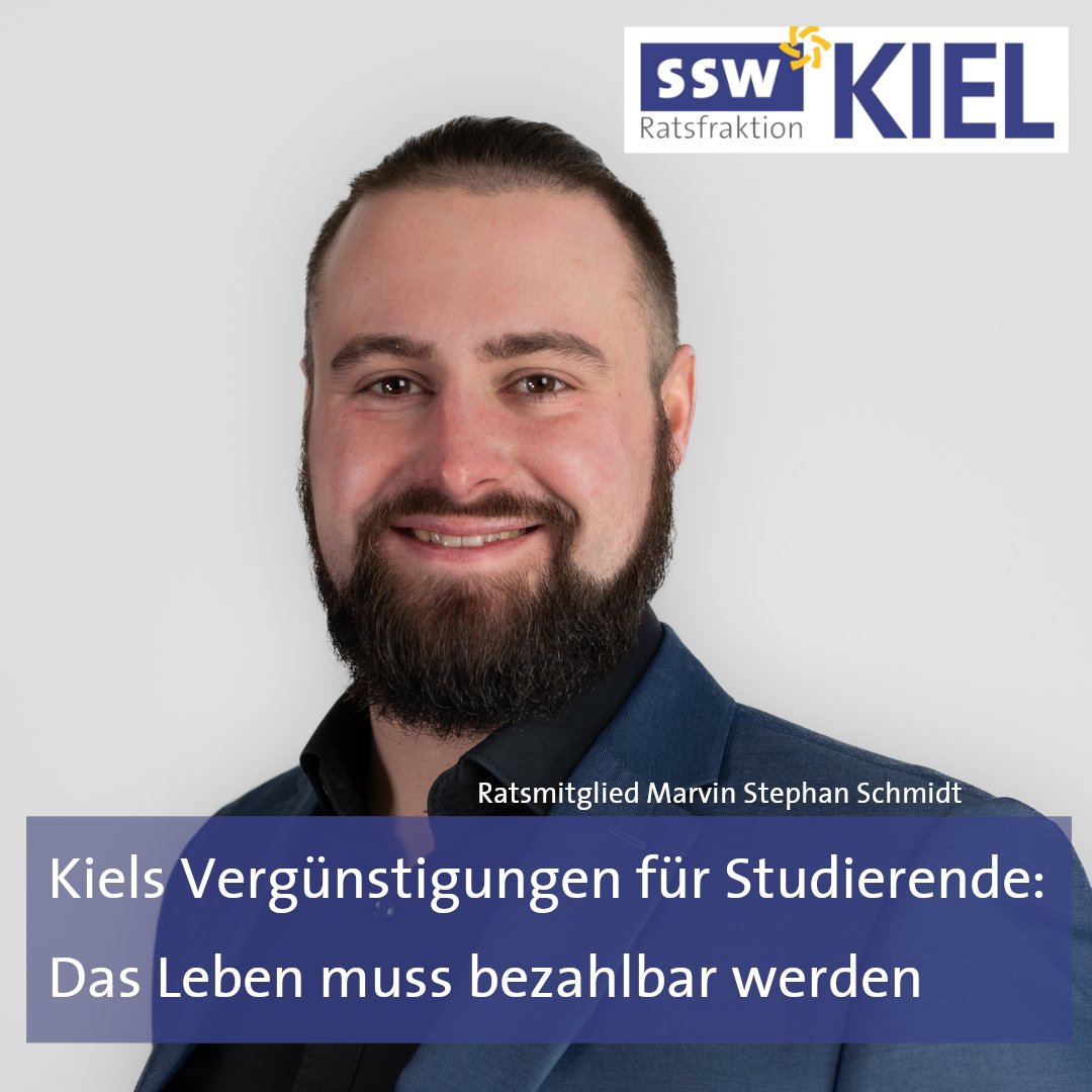 Kiels Vergünstigungen für Studierende: Das Leben muss bezahlbar werden

Mit den Antworten auf die Große Anfrage haben wir jetzt eine sehr gute Arbeits- und Gesprächsgrundlage, mit deren Hilfe wir in den kommenden Monaten Verbesserungen schaffen können.
ssw-ratsfraktion-kiel.de/kiels-verguens…
