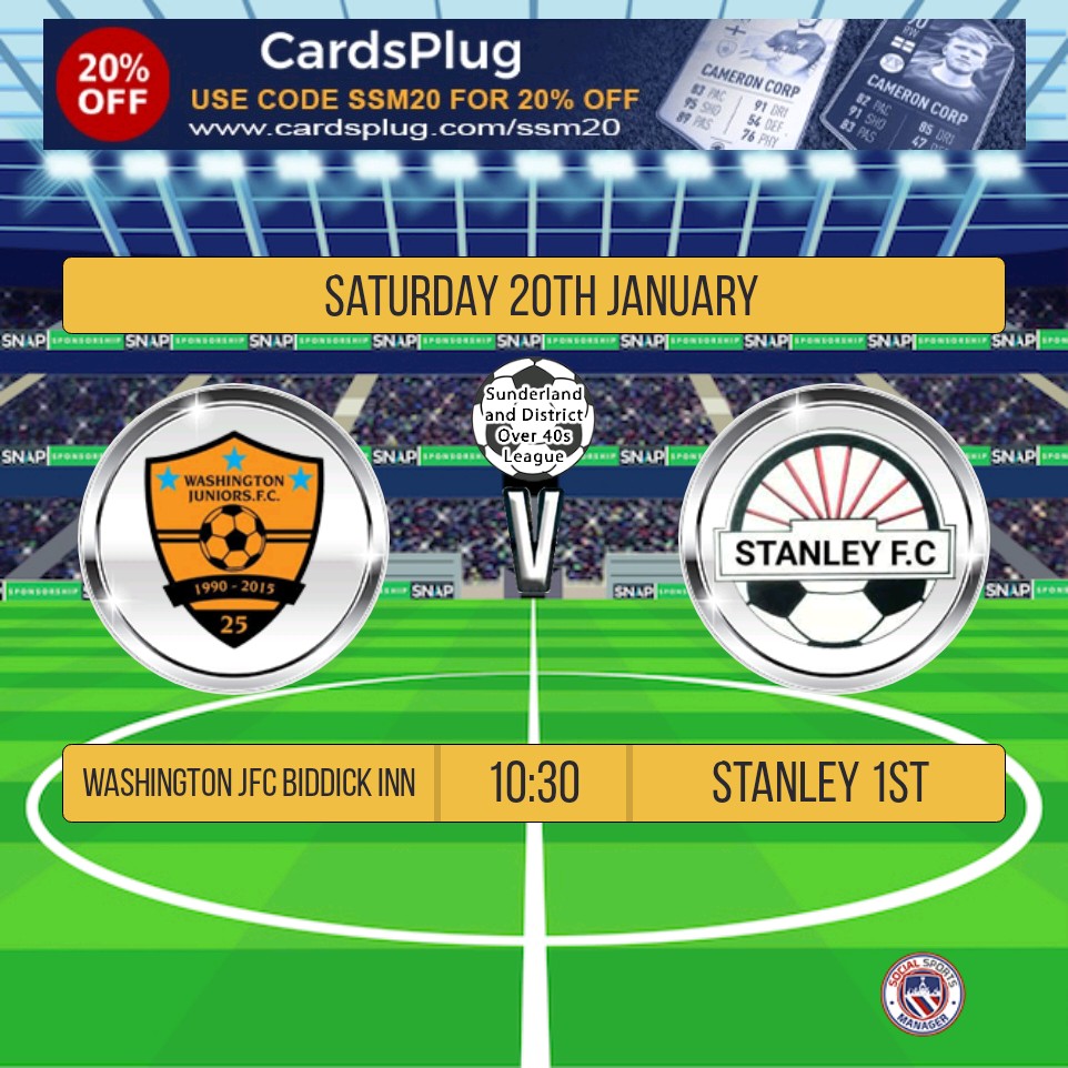 Another home game on Saturday, obviously weather permitting after the big freeze. We have new signing Graham Carter now registered in a transfer from @KillyVets. A good squad to choose from for manager to get back on to winning ways
<a href="/socialsportman/">SocialSports Manager</a> #SocialSportsManager