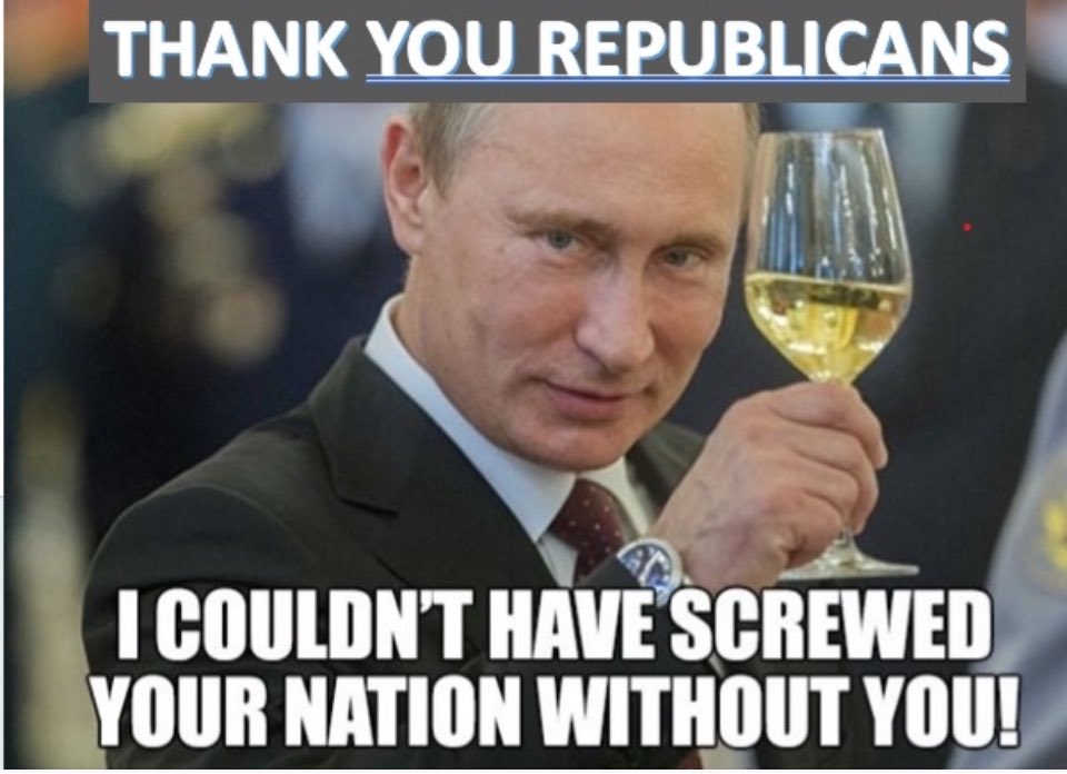 <a href="/OccupyDemocrats/">Occupy Democrats</a> Many MAGA Republicans are now staunchly pro-Putin because they have a knee-jerk affinity for anyone or anything that President Biden opposes. 

They admire the Russian dictator's authoritarianism and wish Donald Trump could wield the same kind of power in America.