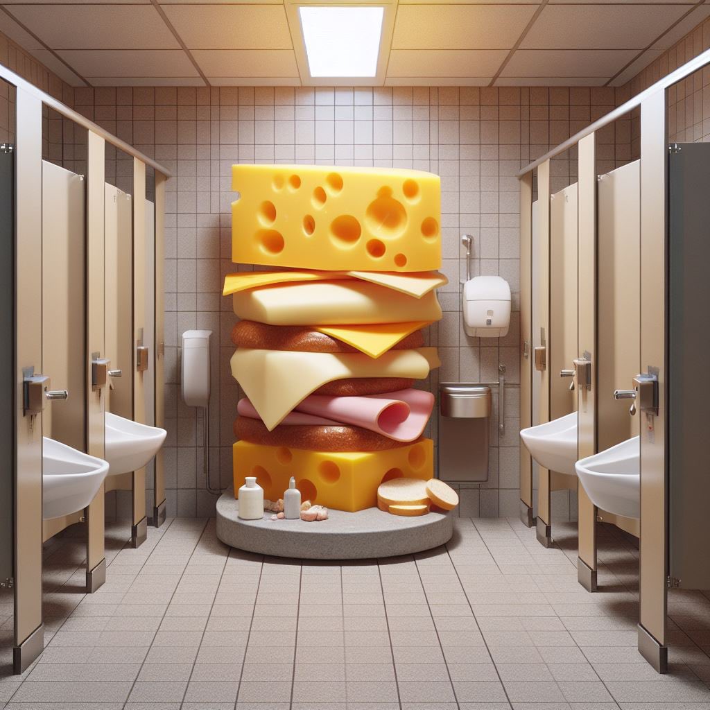 É ela… a casa de banho mista