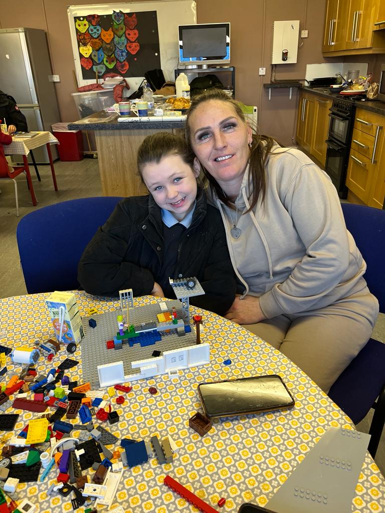 Lego & Us  started this morning  & will run for 4 weeks. The task today was to build a bridge for their Lego characters to walk across.  Well done everyone & thanks to the parents who attended. Thanks to Kerri Delaney: Balgaddy Child & Family Centre.

Gillian Lynch HSCL.