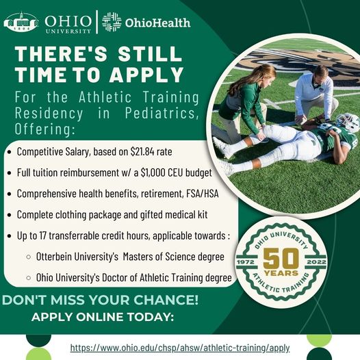 OHIO Athletic Training Education (@OHIOATEdu) / Posts / X
