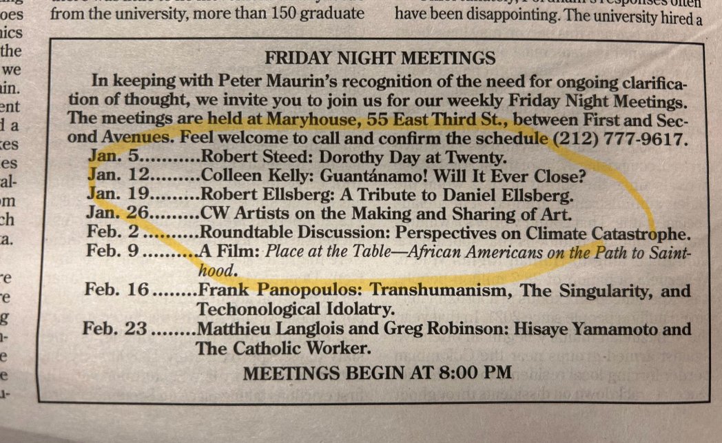 Tomorrow, Jan 19, 8pm, I will be giving a talk at the Catholic Worker about my dad, @DanielEllsberg . (This was postponed during a monsoon rainstorm last fall.) Looking forward to it.