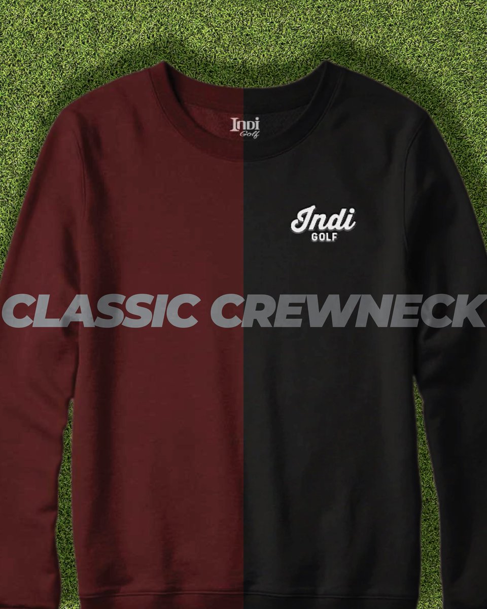 The Classic Crewneck Sweatshirt is HERE!!! Gets yours now indigolfclubs.com/collections/ge…