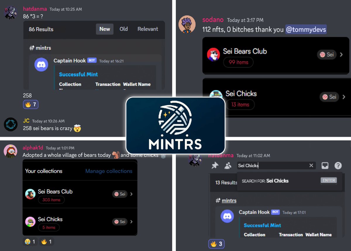 Yesterday was our first day post-launch

Our users cooked even on a slow day... 🤑🤑

Mint still open for a limited time in our Discord.