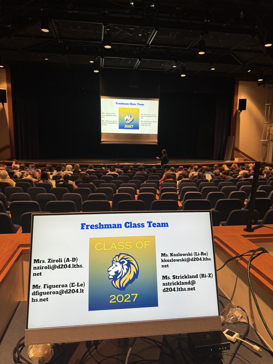 Prepping the class of ‘27 for 24-25 course selection! 📚 #WeAreLT