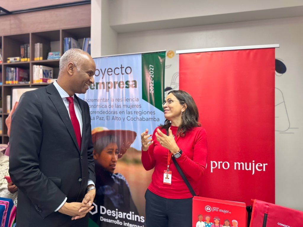 Today, I connected with inspiring Bolivian women entrepreneurs. We spoke about how Canada's support has been a game-changer, helping them grow their businesses.