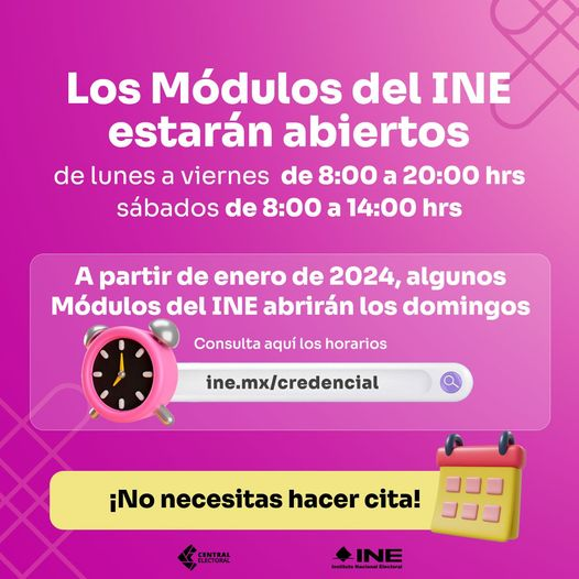 #Atención
Te informamos que tienes hasta el 22 de enero para tramitar o actualizar #TuINE
Además de que tu credencial te permitirá participar en las #Elecciones2024MX te sirve para cualquier tramite, por ejemplo, contratar #TUKBLE
🏼ubicatumodulo.ine.mx
#SomosTuKble #AVISO #RT