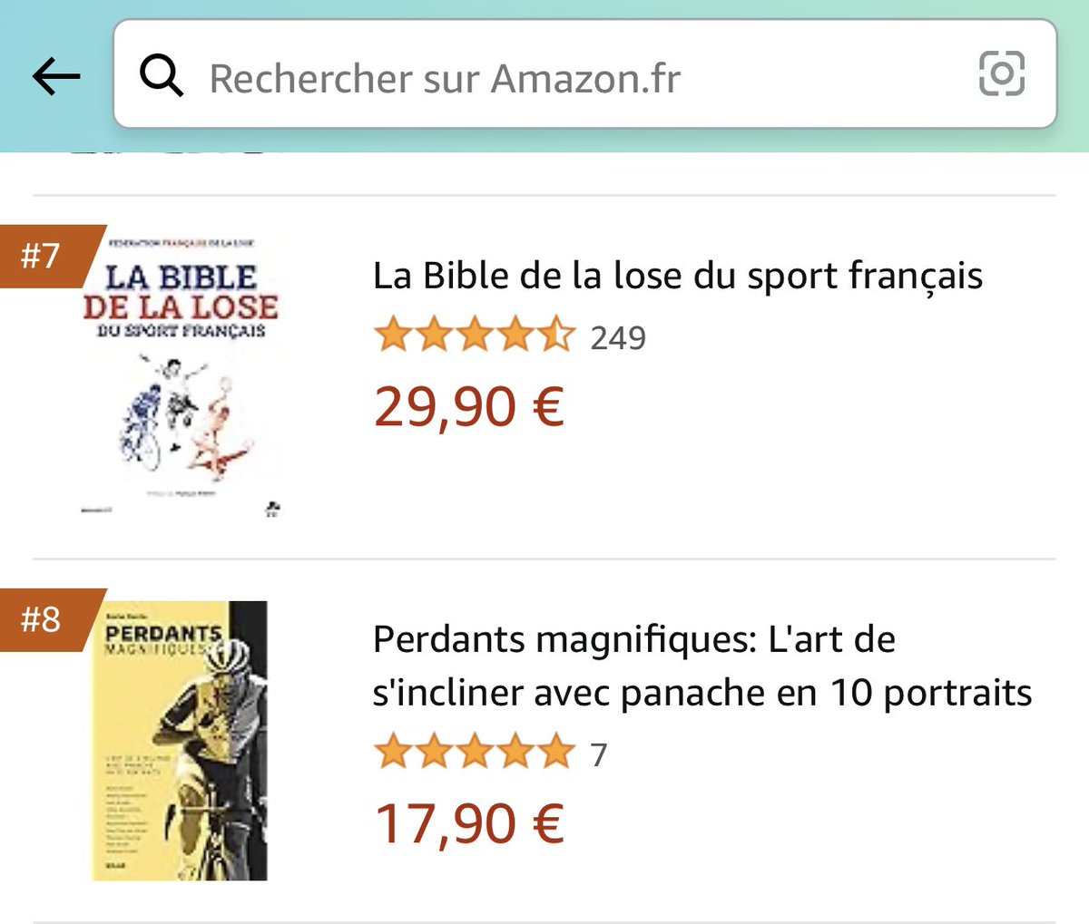 La Bible de la lose du sport français
