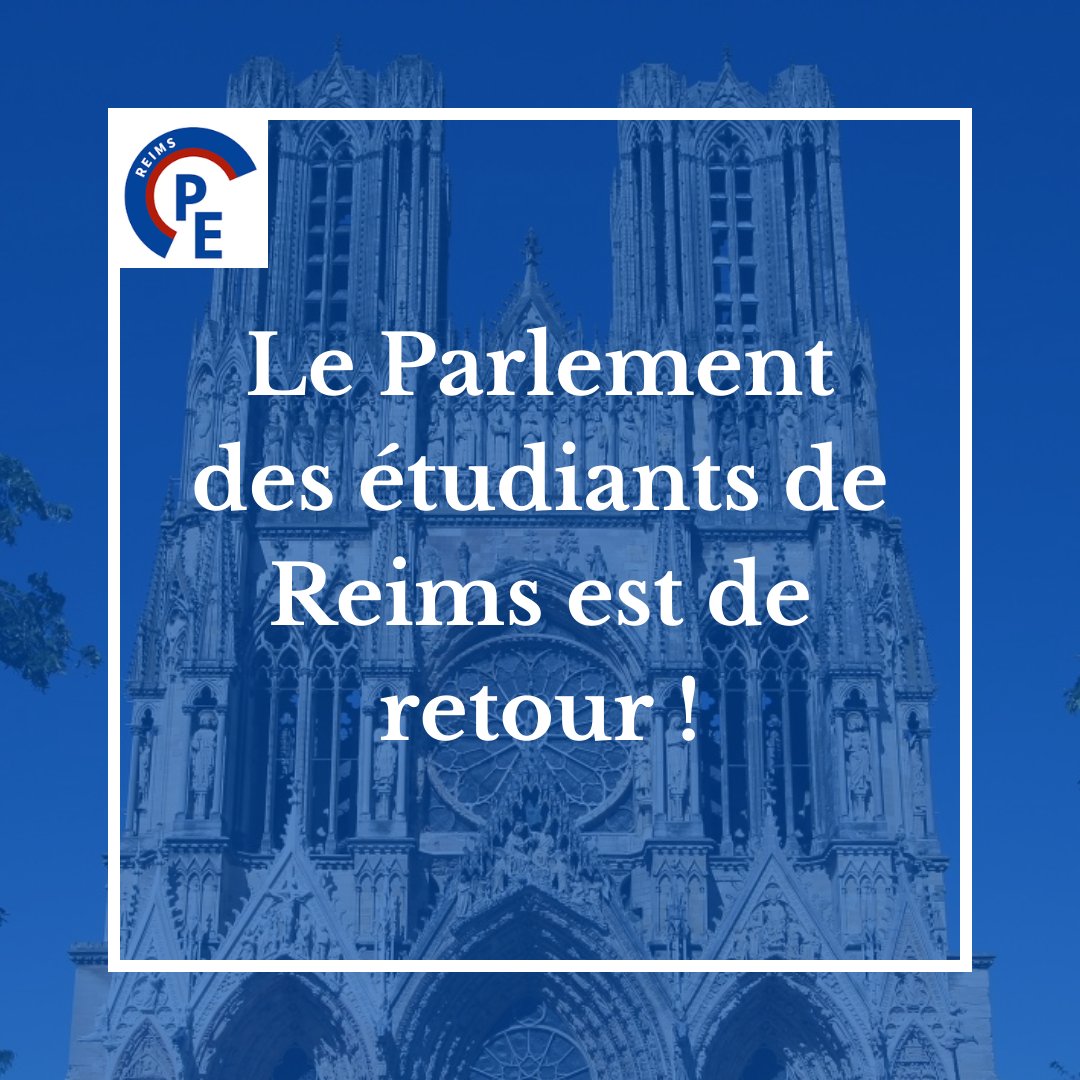 PEReims's tweet image. Chères étudiantes et chers étudiants.

La section rémoise du Parlement des étudiants est fière de vous annoncer son grand retour pour l'année 2024.