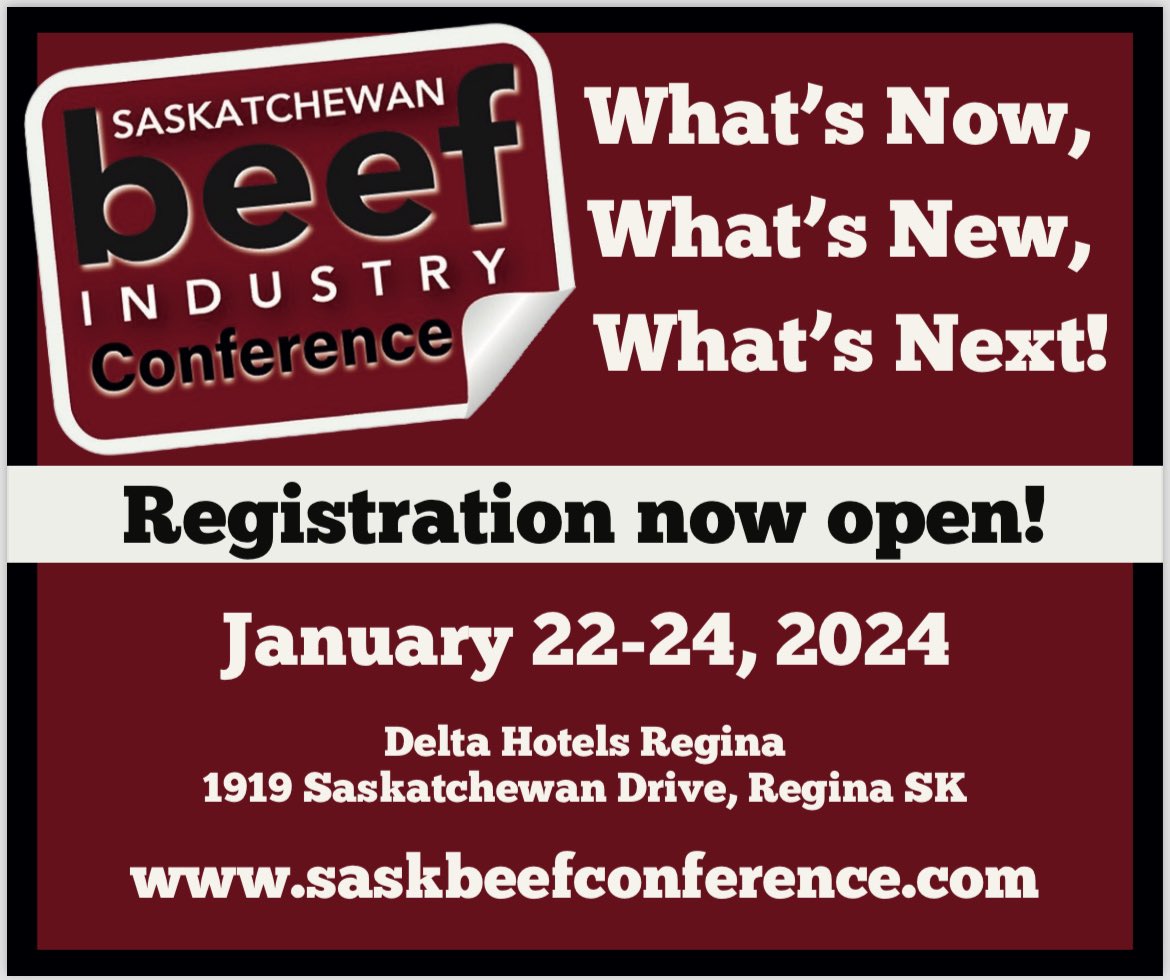 Register for #sbic2024 to see Dr. Waldner present an update on the Canadian Cow-Calf Surveillance Network during the Cattle College session.

saskbeefconference.com