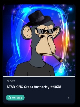Sergiush9's tweet image. I just listed STAR KING Ape Great Authority #4938 for 10 USDC on Flowverse NFT🔥
nft.flowverse.co/collections/FL… 
#Flowverse #NFT #NFTCommunity
