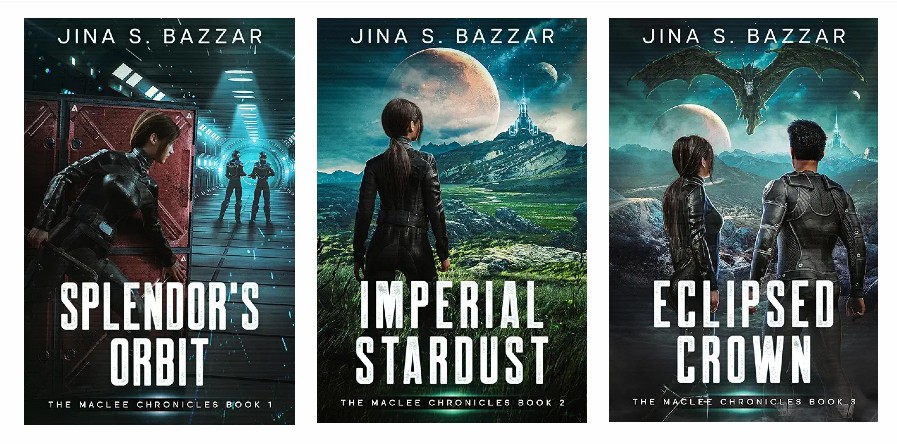 #REVIEWS: 

THE MacLee CHRONICLES 1-3 by <a href="/Jina_Bazzar/">Jina Bazzar</a>
at The Reading Cafe:      

'The fast paced, character driven premise is detailed, complex and entertaining' 

#SciFi 

thereadingcafe.com/the-maclee-chr…