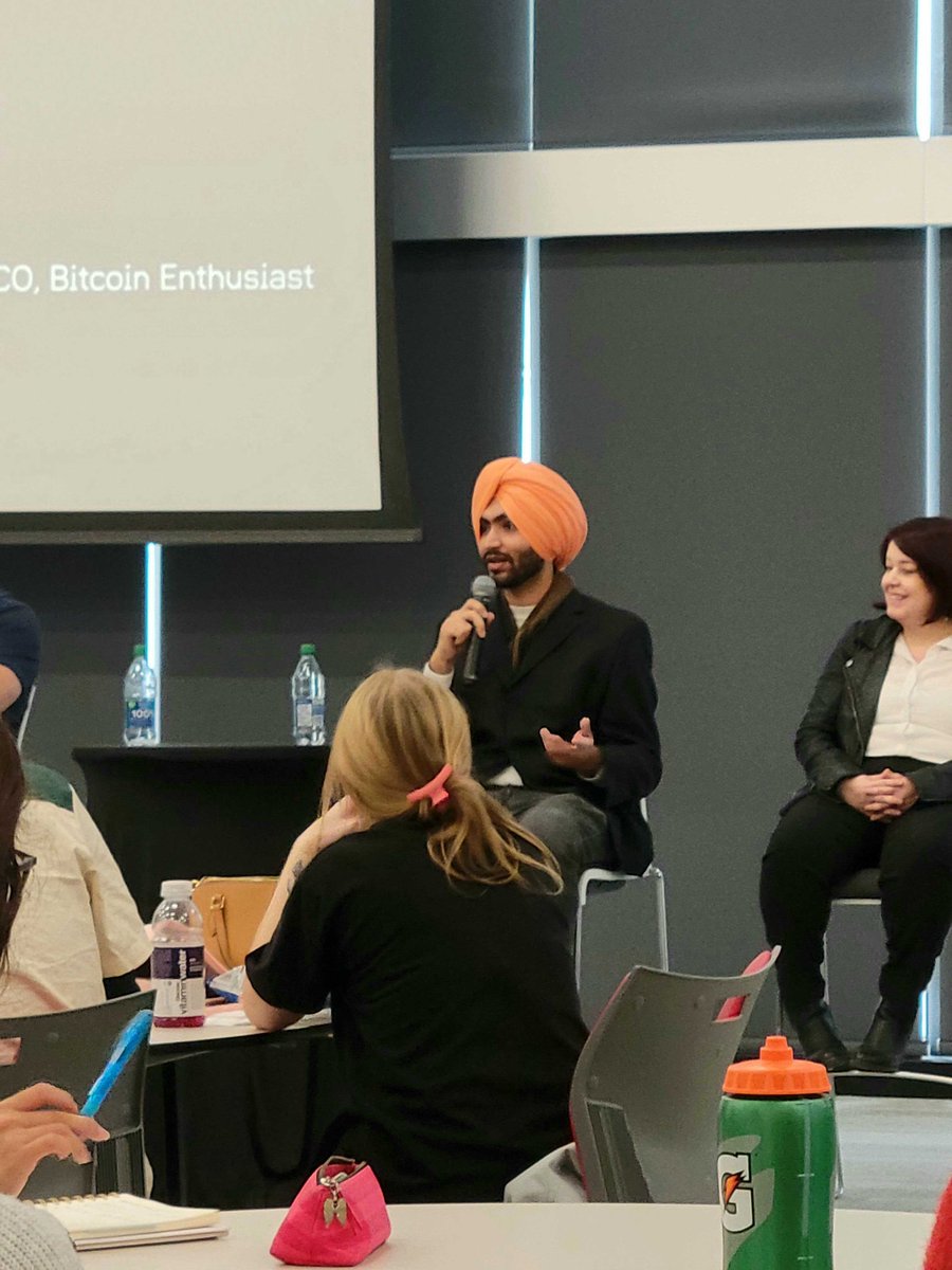 I am a big believer that web3 will change lives and grateful for the opportunity today to have spoken about my experiences both as an artist and community builder in the art space of blockchain ecosystem today <a href="/whatsinsideslc/">St. Lawrence College</a> 

😎😀🧑‍🎨🎨

Team <a href="/coi_nft/">COI NFT</a>