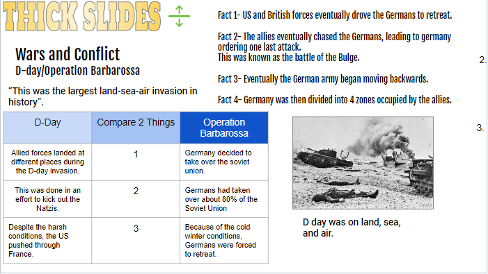 JustinUnruh16's tweet photo. US-WWII European Battles Game Board
✅#ThinSlide Face-Off
✅BreakoutEDU
✅#Microlearning (#eduprotocols choice)
✅#CyberSandwich
✅#ThickSlide
✅#FrayerModel
This took 2 class periods. Students liked the self-pacing game board style of the lesson.
https://t.co/pI94SbpxGz https://t.co/wgHo17TKjn