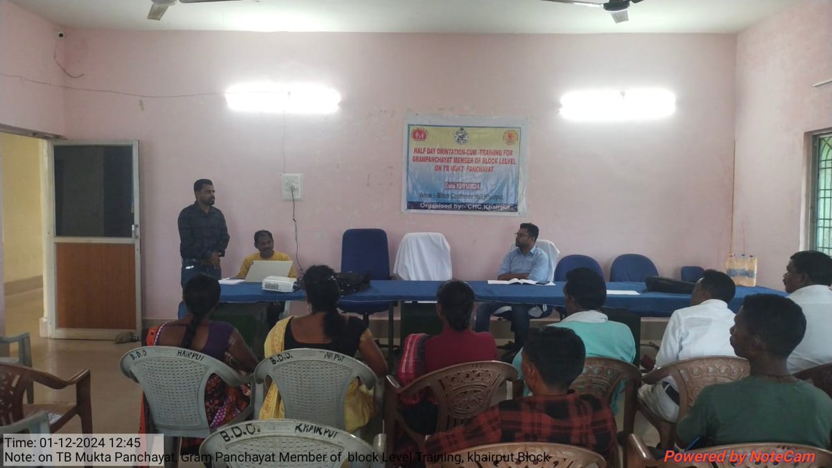 Half day orientation programme on TB Mukt has been organized at Block Conference hall,Khairput Block on dtd 12.01.2024 @dm_malkangiri @zp_malkangiri @CMO_Odisha @MoSarkar5T @PRDeptOdisha