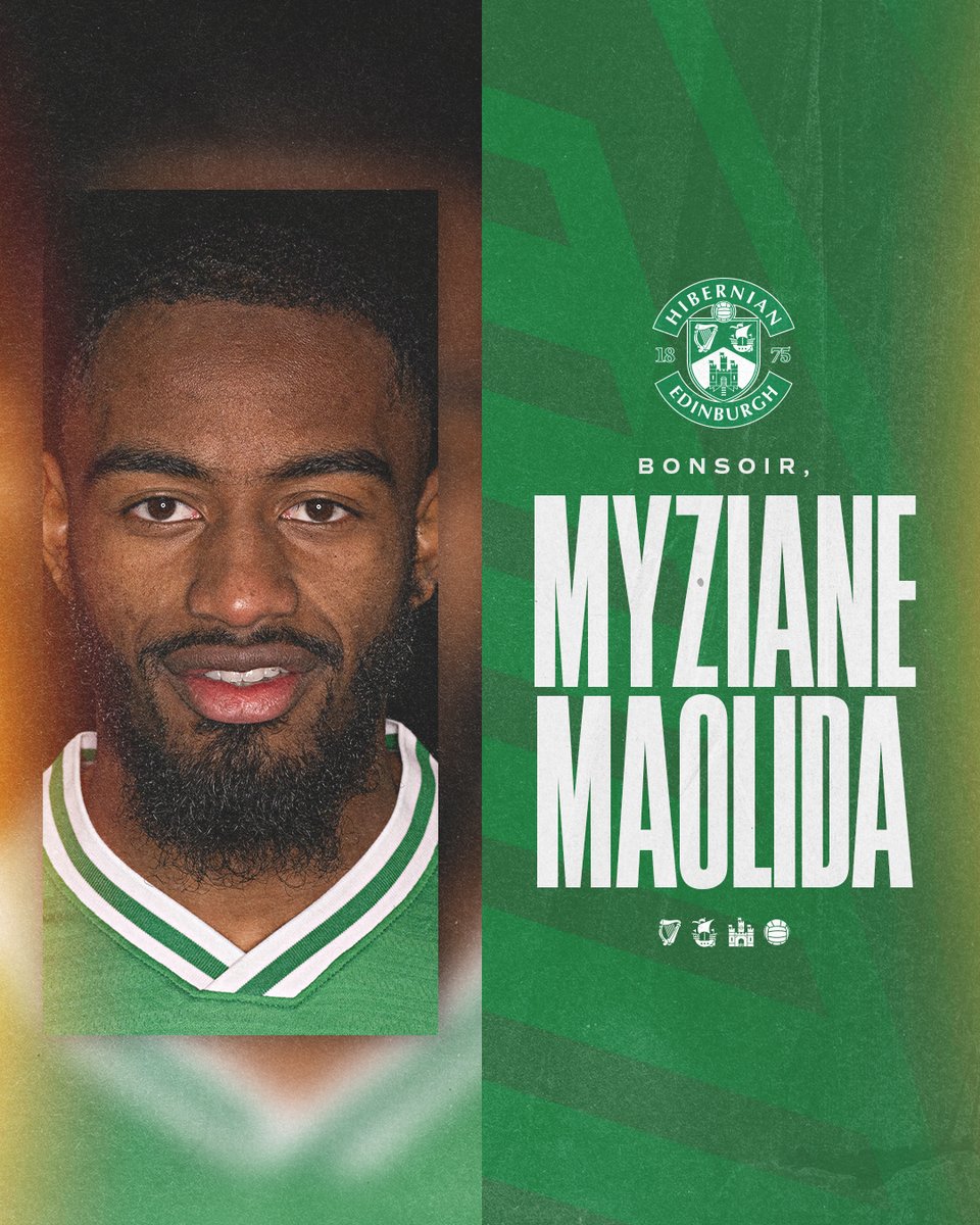 Hibernian FC are delighted to secure the loan signing of exciting Hertha Berlin forward <a href="/MyzianeMaolida/">Myziane Maolida</a>, subject to international clearance and work permit approval 🖊️⚽️

Welcome to Hibs, Myziane! 💚

🗞️ tinyurl.com/2jjhmwj4