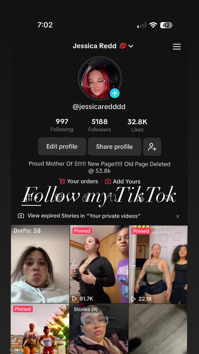 Jessica__Redd's tweet photo. Follow my TikTok and IG! https://t.co/IjJXkgvRid