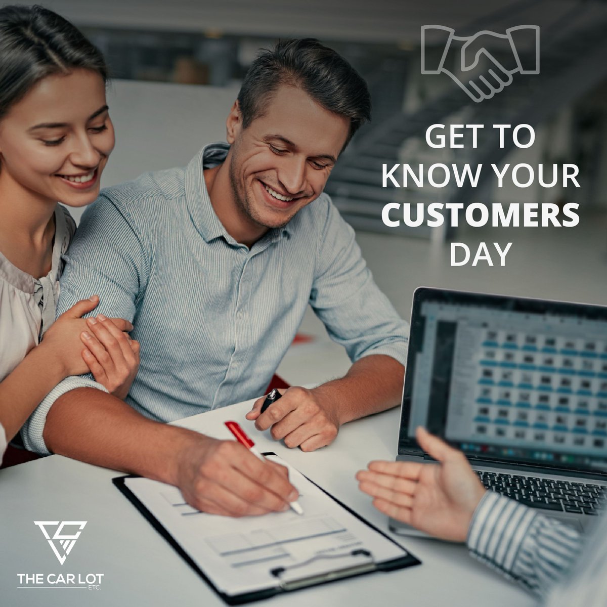 🚗🤝 Today is Get to Know Your Customers Day! At The Car Lot, every day is about building connections. Today, we want to hear about your amazing experiences working with us!

#GetToKnowYourCustomersDay #CustomerConnection #TheCarLotSudbury
