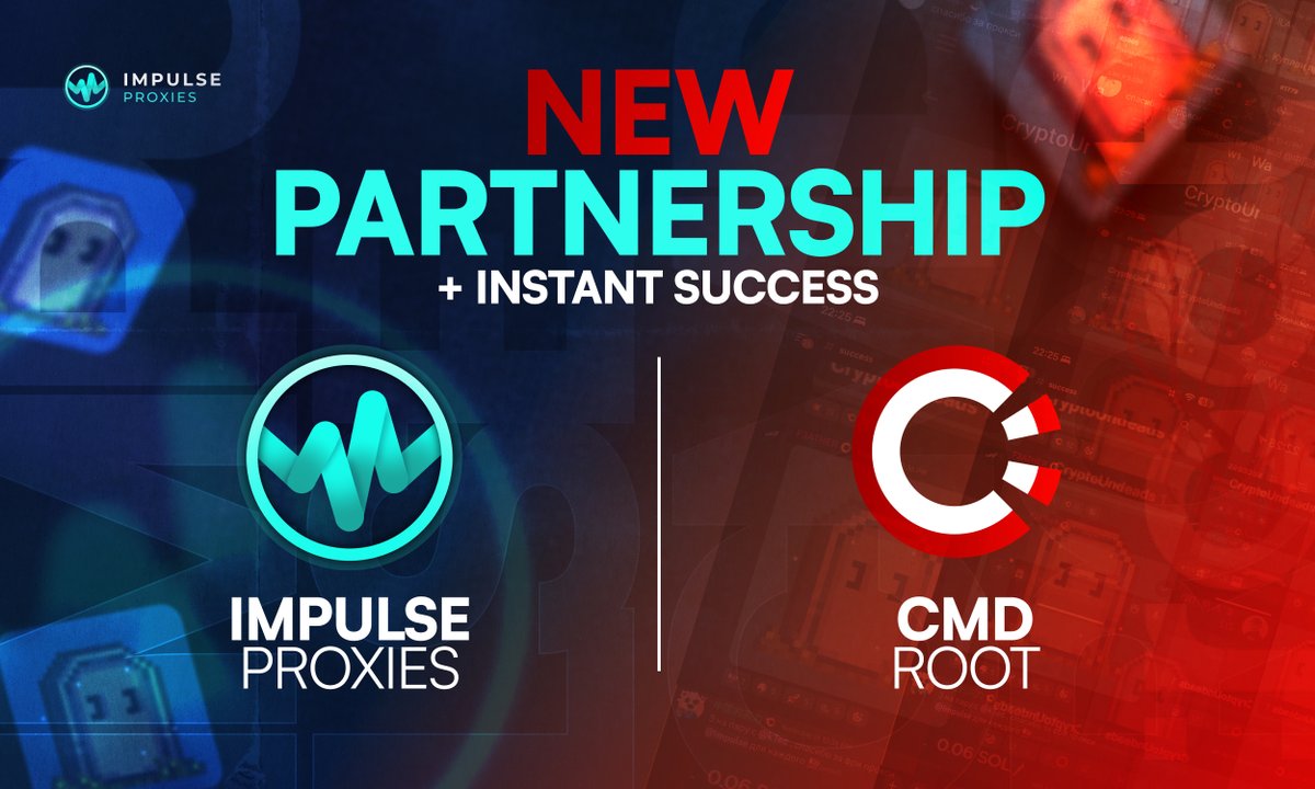 If you think sneakers are the only market where our proxies excel, then it's time to think again!👀 Exciting news: We've partnered with @cmd_root⚡️! Our collaboration has granted their members free access to our top-notch ISP proxies, streamlining the process to effortlessly…