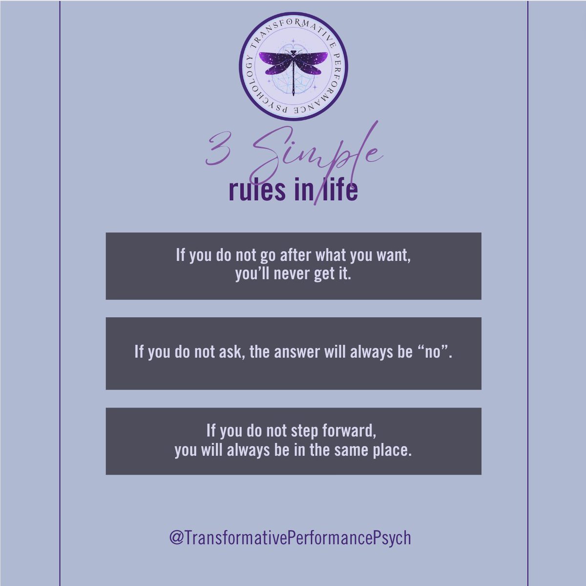 Scher_Collins's tweet photo. Embrace these simple rules to unlock your peak performance. Take the leap, assert yourself, and step boldly towards your goals.
#simplesteps #peakperformance #sportpsychology #therapyfordancers #athletes #empowered #motivation https://t.co/h4W8sumJsa