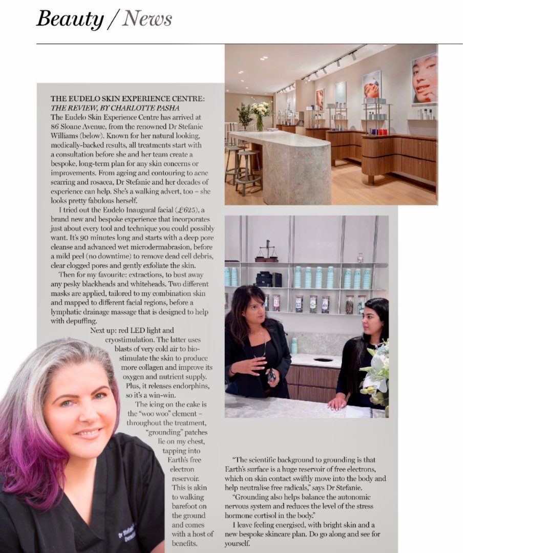 Our Sloane Avenue clinic is taking center stage in this month's edition of Sloane Square magazine! Swipe along to discover the magic behind our Skin Experience Centre and dive into the expert insights from the incredible Dr. Stefanie Williams. 🔍

#breakouts #sloanesquare