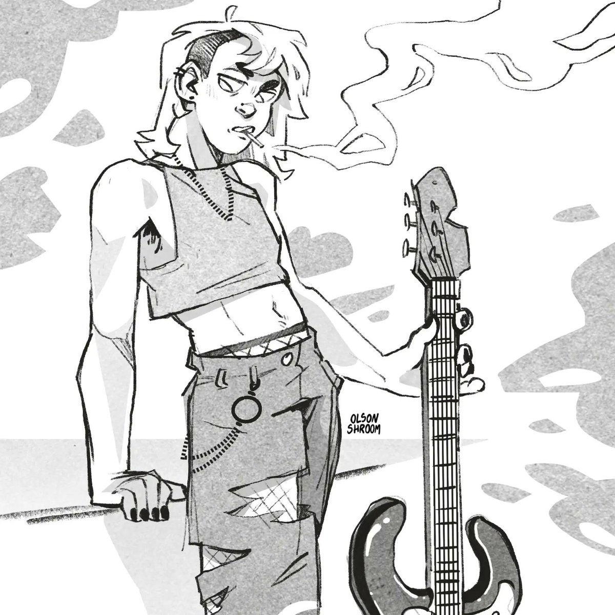 olsonshroom's tweet photo. cool guy alert 📢

[Ash (he/they)] https://t.co/1eNKzChrQk