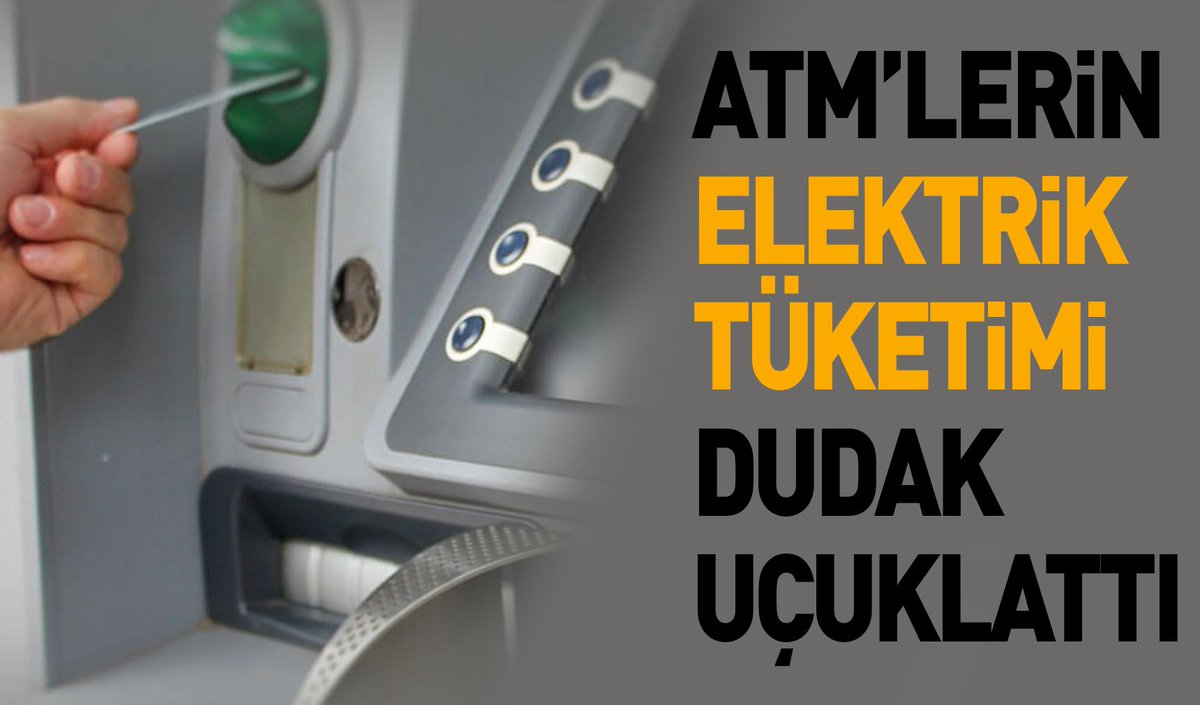 ATM’lerin elektrik tüketimi dudak uçuklattı! sehrivangazetesi.com/atmlerin-elekt…