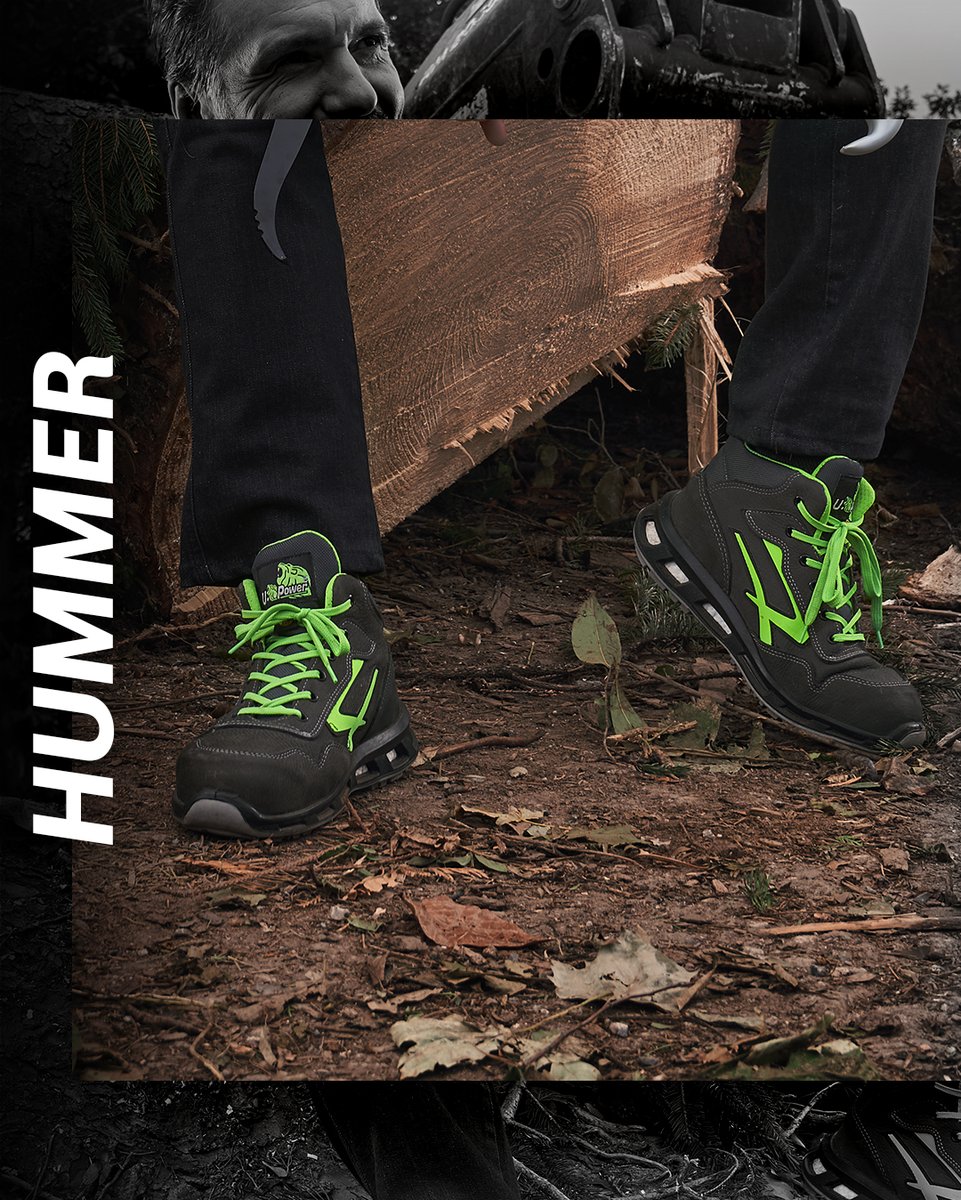 UPowerStyle's tweet image. Lavora con sicurezza e stile grazie alle scarpe da lavoro HUMMER!

La tomaia in pelle nabuk naturale bottalato è traspirante e idrorepellente, mantiene il piede al sicuro e asciutto in ogni situazione lavorativa. 

👉 Scopri HUMMER sul sito!

#upower