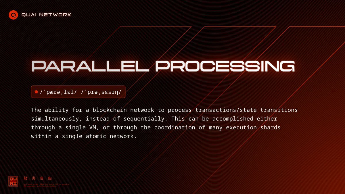 While most of the hype around parallel processing has focused on enabling parallelization within a single VM, Quai Network's method of execution sharding achieves parallelization through the coordination of many distinct and asynchronous VMs under one consensus algorithm.