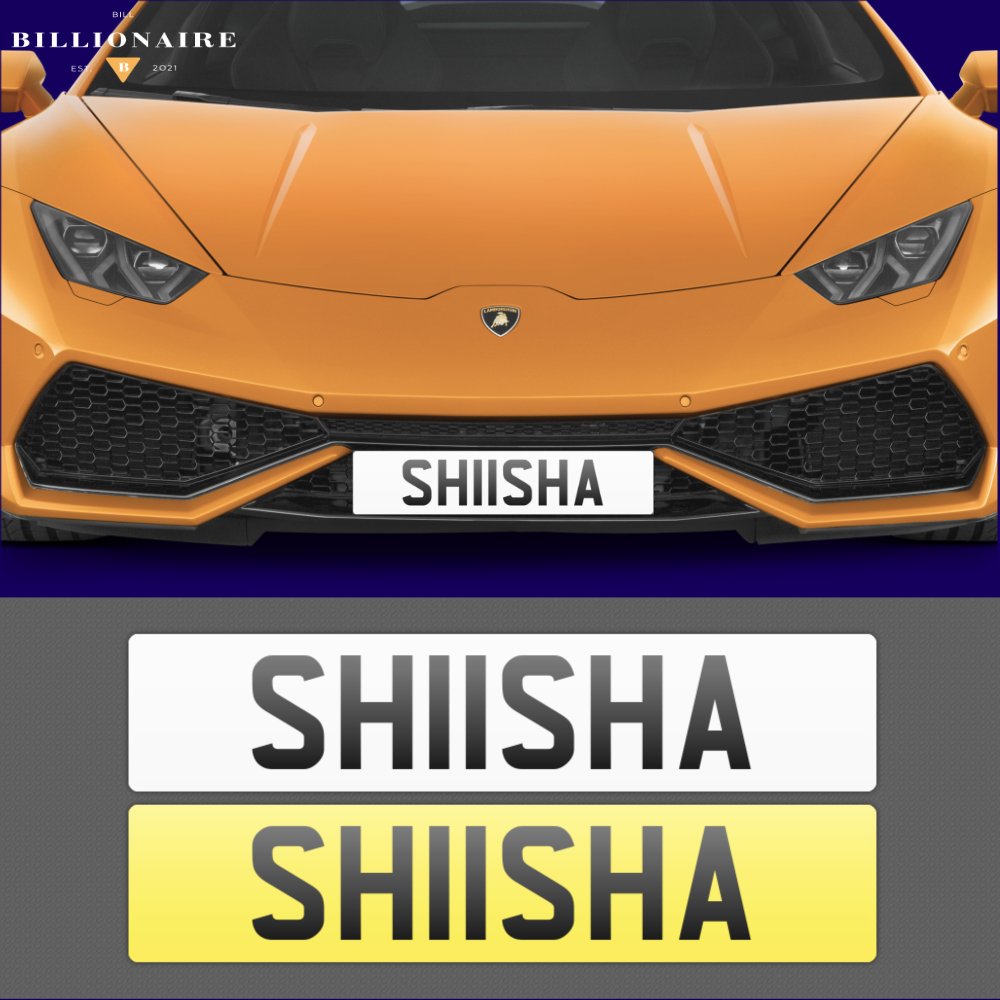 UK Private Number Plate SHIISHA For Sale 
tinyurl.com/yq55m2e7
#privatenumberplate #SHIISHA #shisha