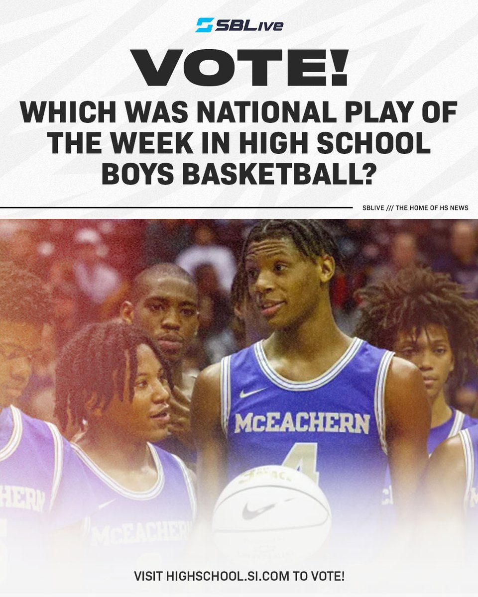 Another round of big plays, and we have some good ones! ✨🏀

Click the link to vote for the boys high school basketball national play of the week ⬇️:
highschool.si.com/national/2024/…